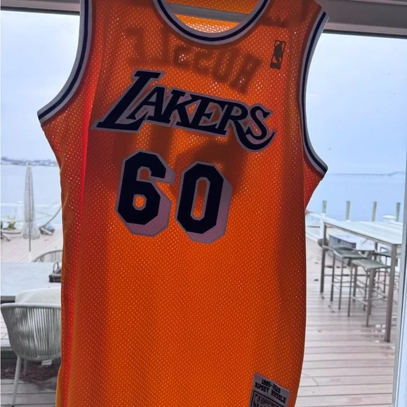 Mitchell & Ness LA Lakers Nipsey Hussle #60 Authentic Hardwood Classics Jersey
